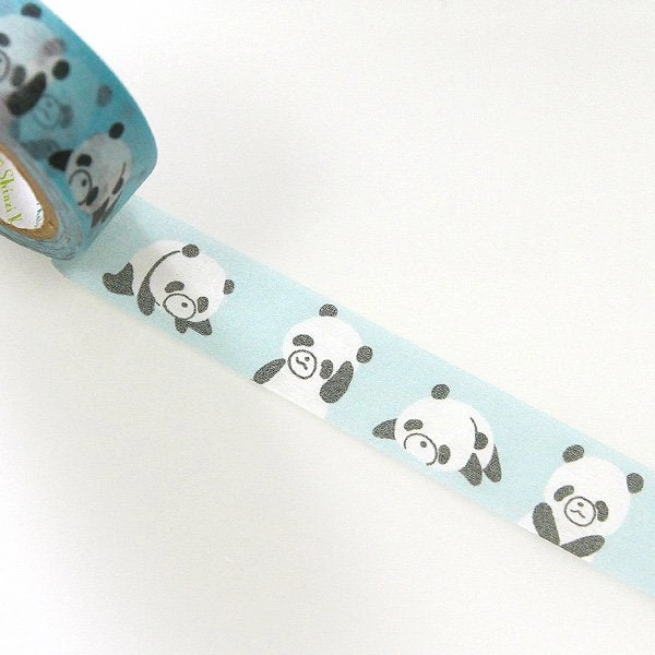 seasonal Panda Bear Japanese Washi Tape Shinzi Katoh Design