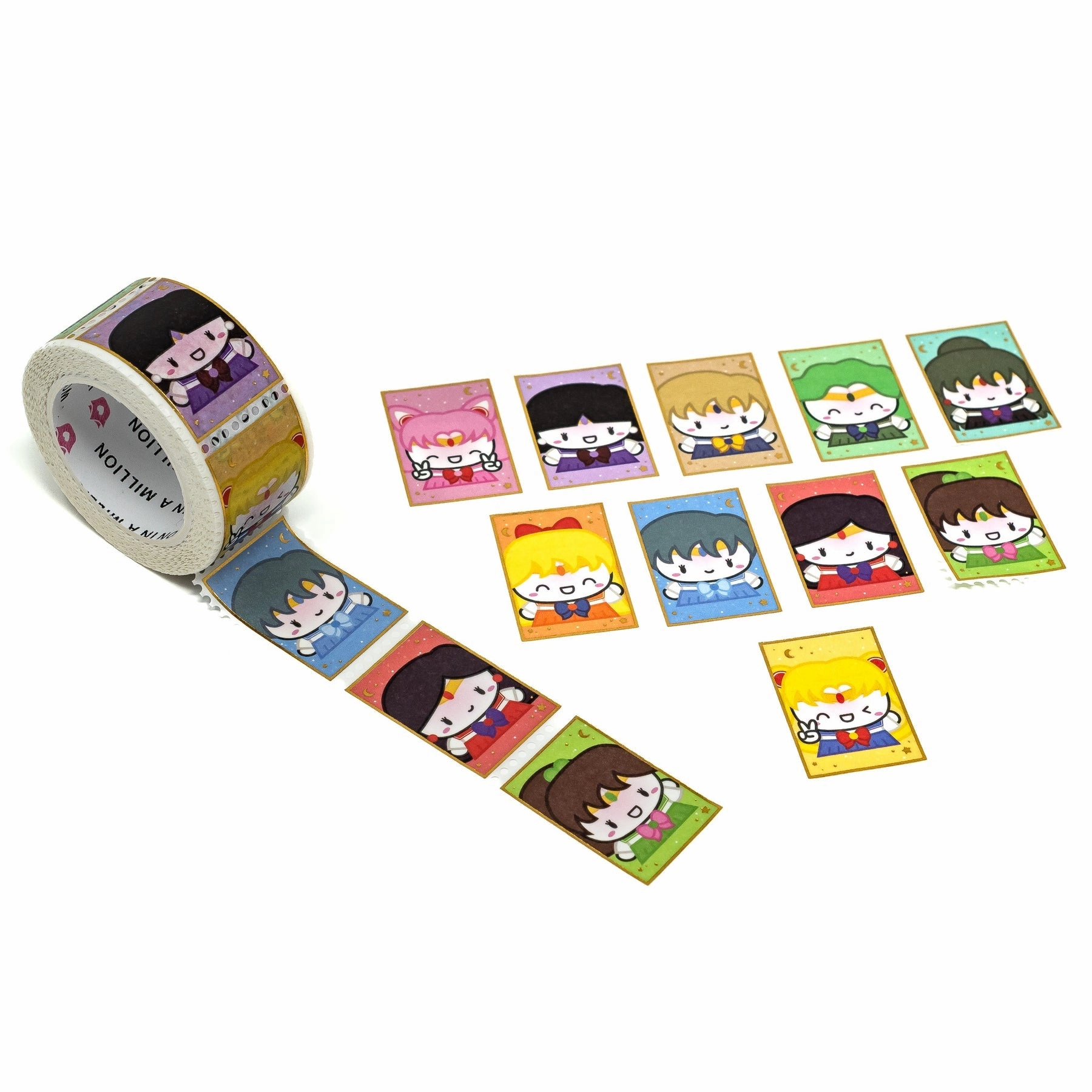 multipurpose robust Sailor Moon Stamps Washi Tape