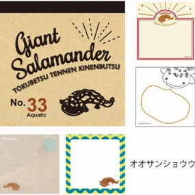 bronze sturdy Giant Salamander Memo Pad