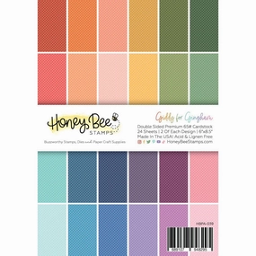 Giddy For Gingham Paper Pad 6X8.5 - 24 Double-Sided Sheets pastel