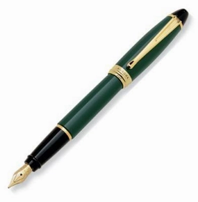 Aurora Ipsilon Resin Green Fountain Pen exclusive