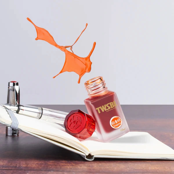 Twsbi 1791 Tangerine Ink 18Ml lasting stackable