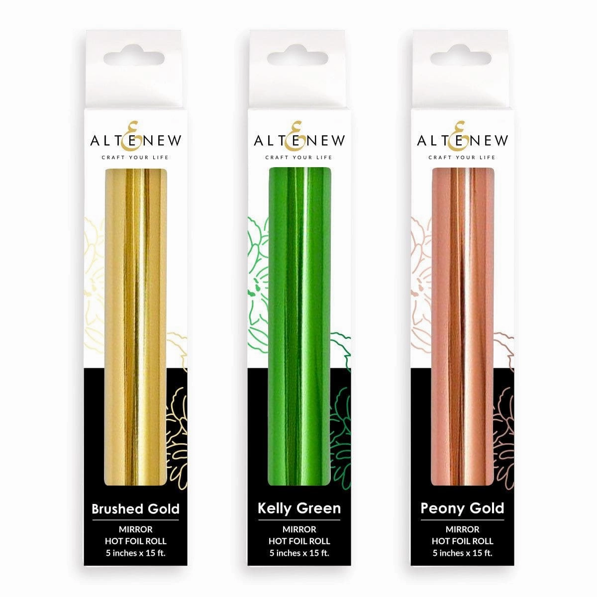 Gilded Garden Hot Foil Trio boxed