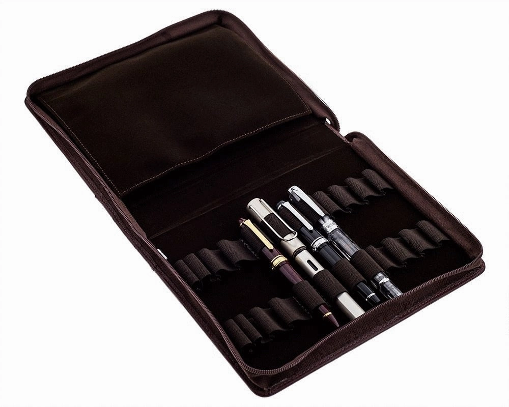 Girologio 24 Pen Holder Antique Brown strong classic