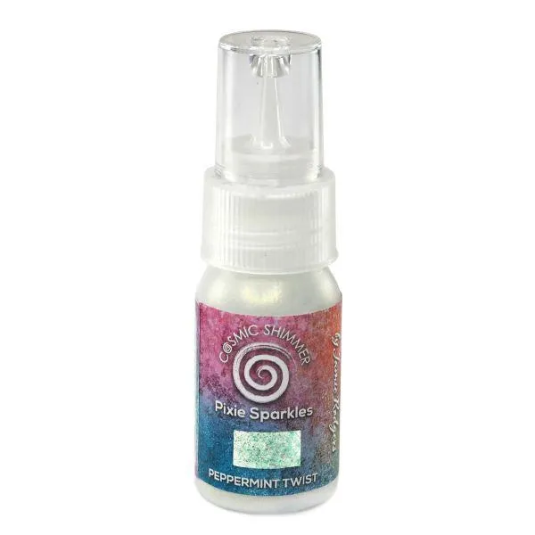 Cosmic Shimmer Pixie Sparkles - Peppermint Twist portable solid