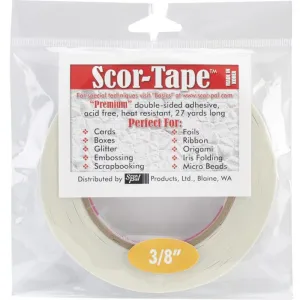 mini giant Scor-Tape 3/8" Wide - 27 Yards Double Sided Adhesive