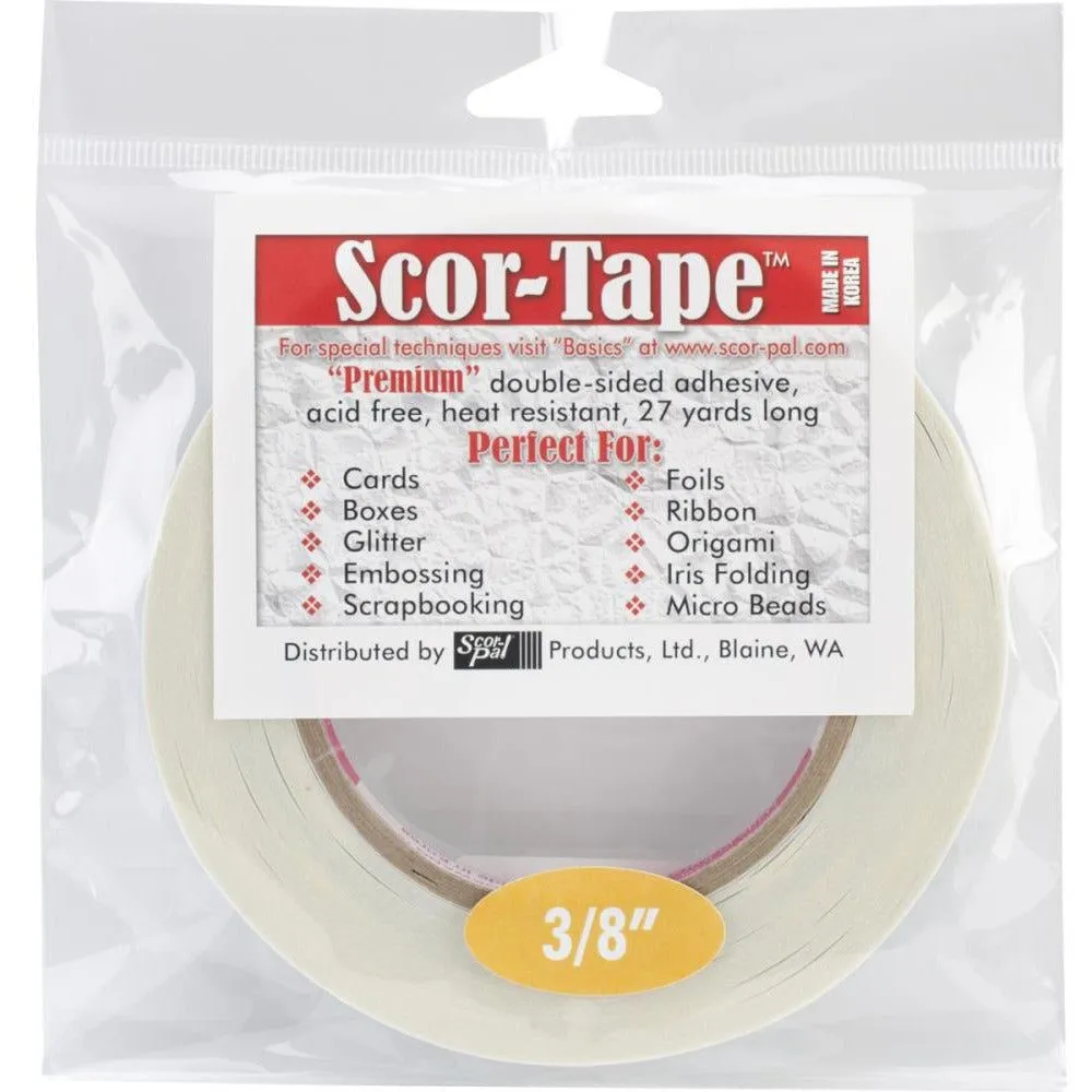 mini giant Scor-Tape 3/8" Wide - 27 Yards Double Sided Adhesive