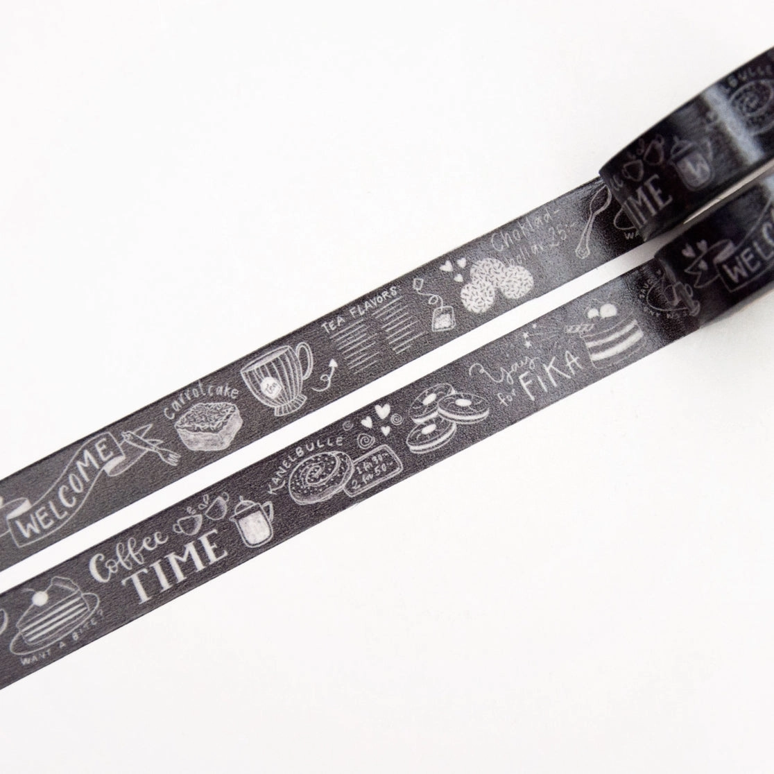collapsible Cafe Menu Washi Tape