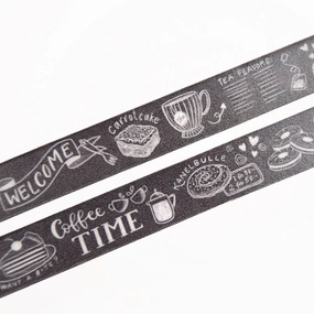 round Cafe Menu Washi Tape