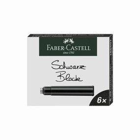 Fountain Pen Ink Cartridges - Black robust