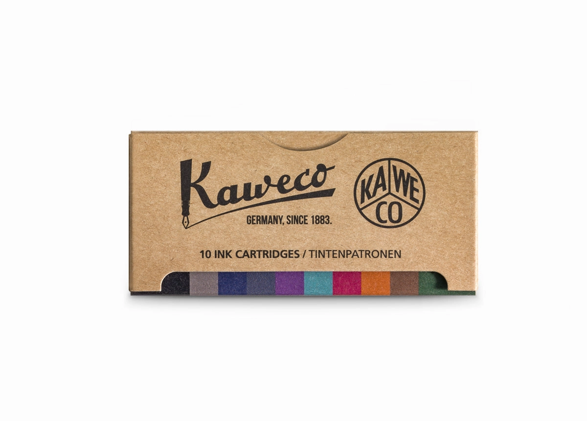 Kaweco 10-Pack Ink Cartridge Assorted Colors new