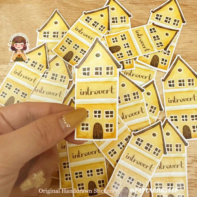 Paperaicashop Introvert Home Vinyl Sticker loose