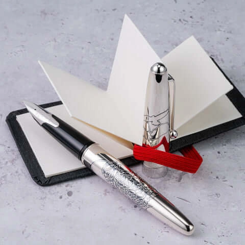 Pilot Sterling Hawk Fountain Pen narrow durable
