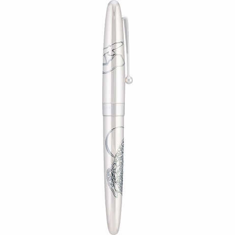 Pilot Sterling Hawk Fountain Pen slim handy