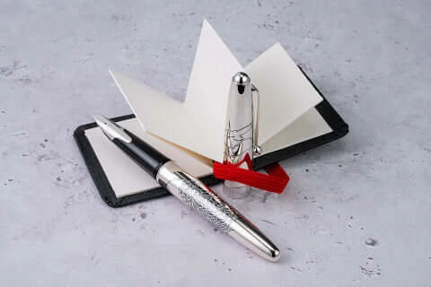 muted Pilot Sterling Hawk Fountain Pen