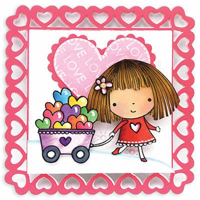 multipack strong Scooter Mimi Rubber Stamp