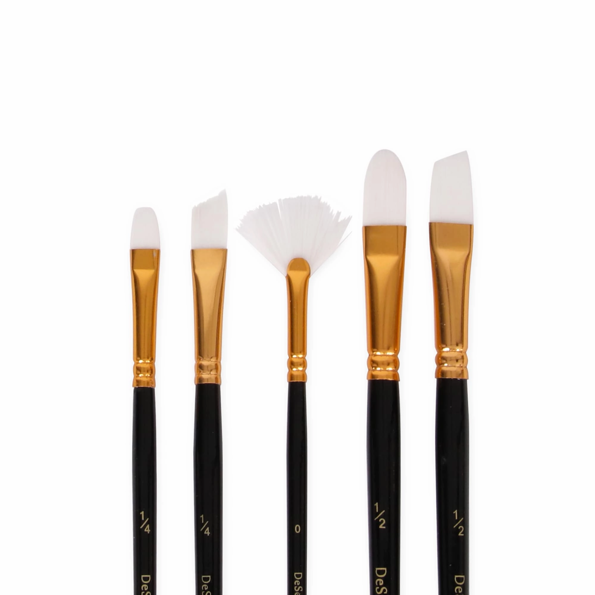 Set Of 15 Synthetic Paintbrushes set
