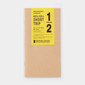 portable valuable Traveler'S Factory Partner Shop Regular Size St Paper Notebook- Kraft