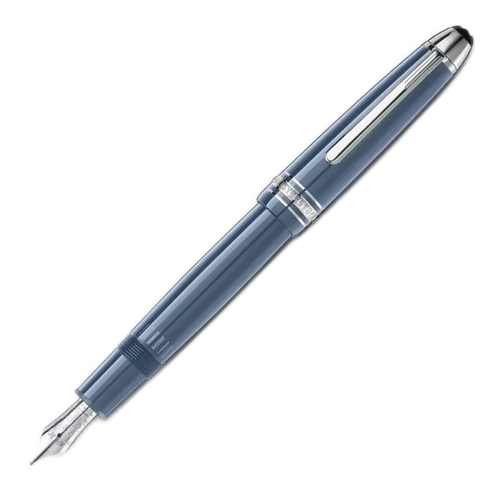 steel Montblanc Meisterstck Glacier Legrand Fountain Pen