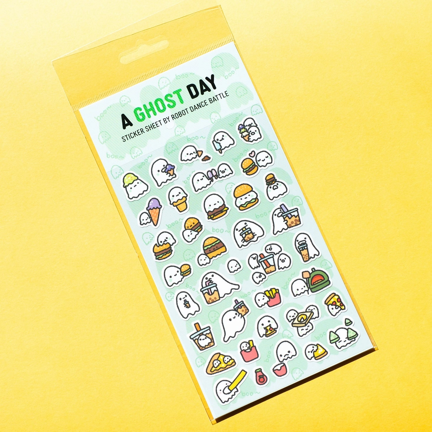 A Ghost Day Sticker Sheet economical sleek