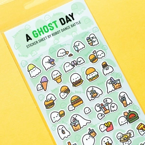 A Ghost Day Sticker Sheet exclusive deluxe