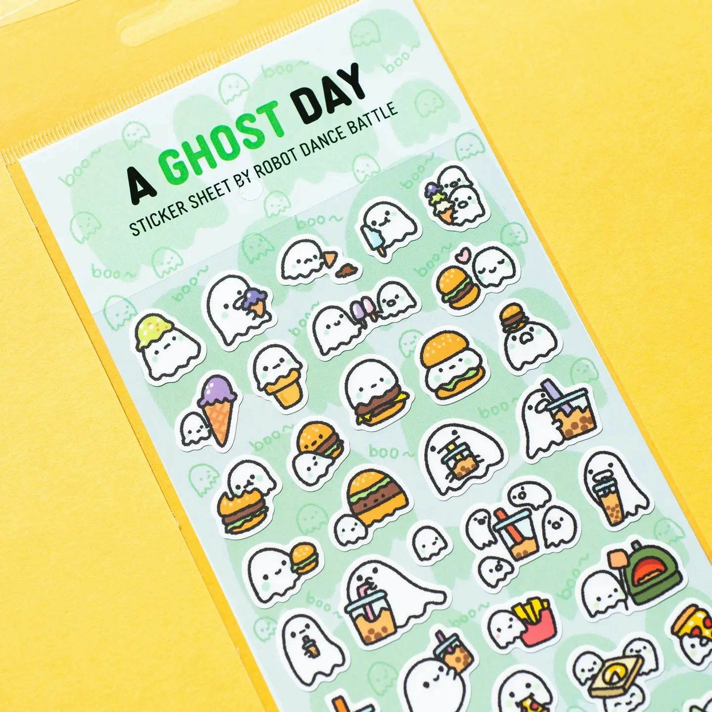 A Ghost Day Sticker Sheet exclusive deluxe
