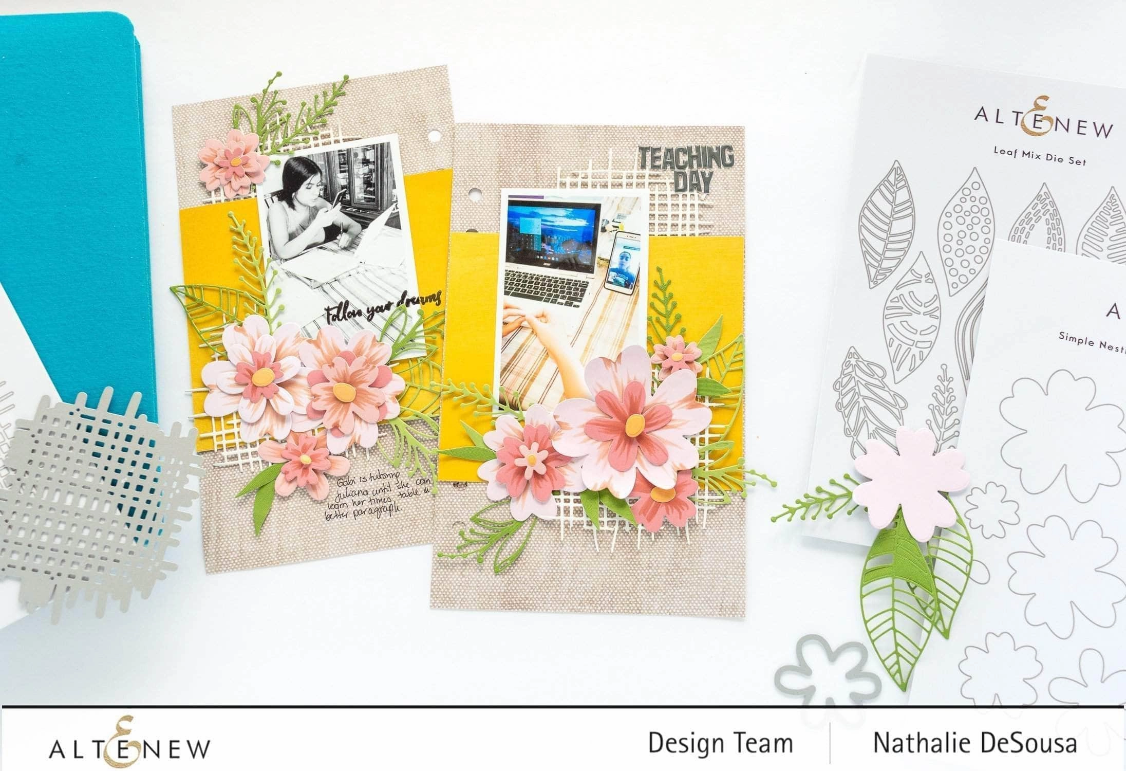 compact seasonal Burlap Texture Die