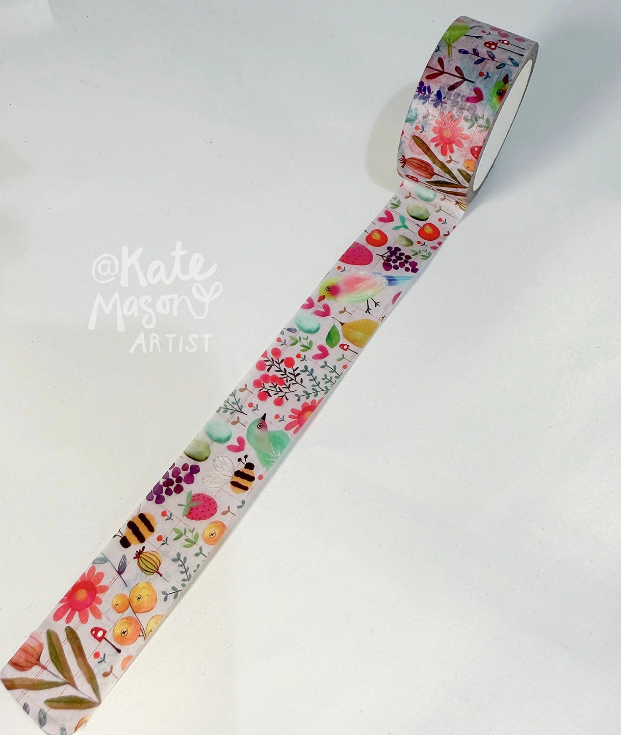 wooden Garden Abundance Washi Tape