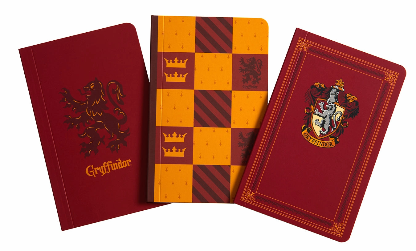 earthy Harry Potter: Gryffindor Pocket Notebook Collection (Set Of 3)