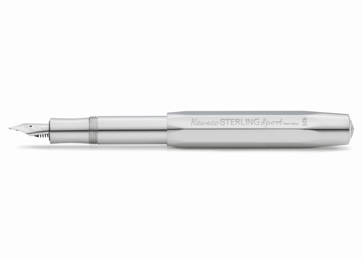 bamboo Kaweco Sterling Sport .925 Sterling 14Kt Nib Fountain Pen