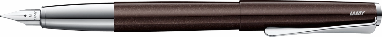 minimalist Lamy Studio Dark Brown Fountain Pen