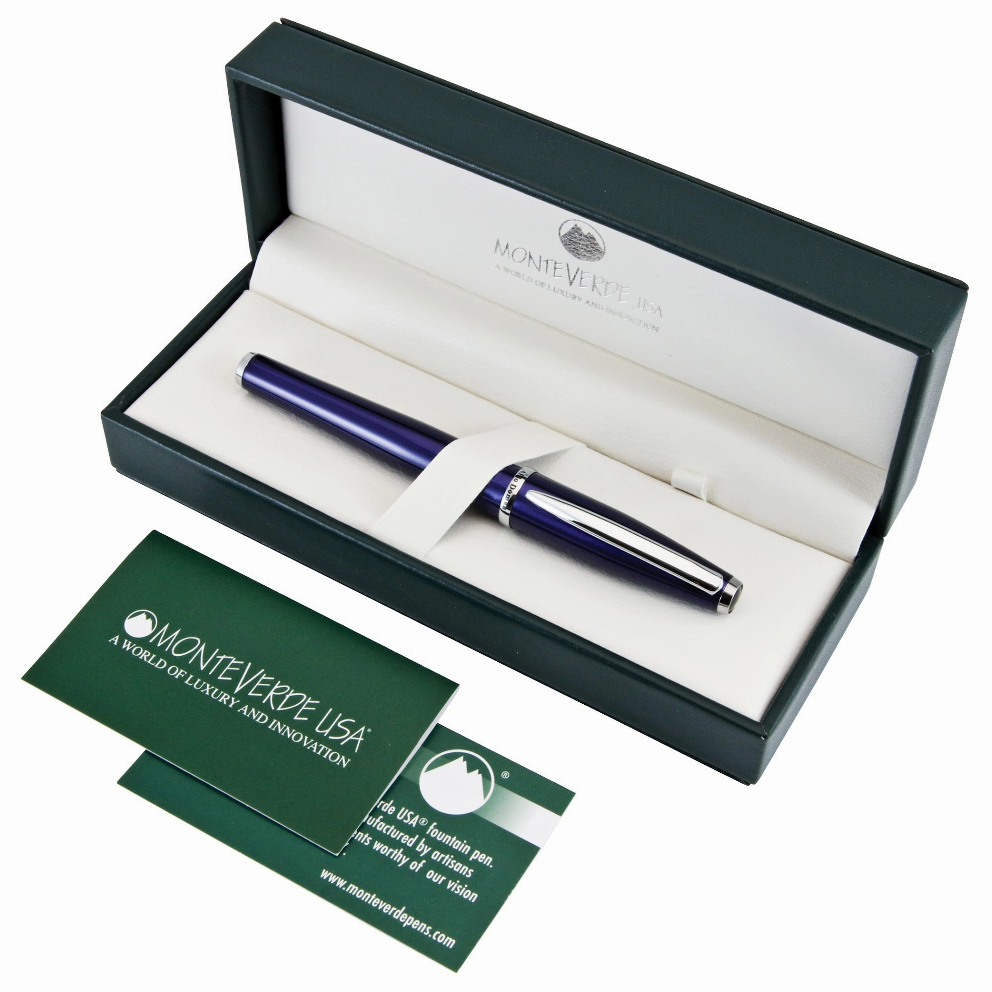 rubber Monteverde Aldo Domani Blue Rollerball Pen