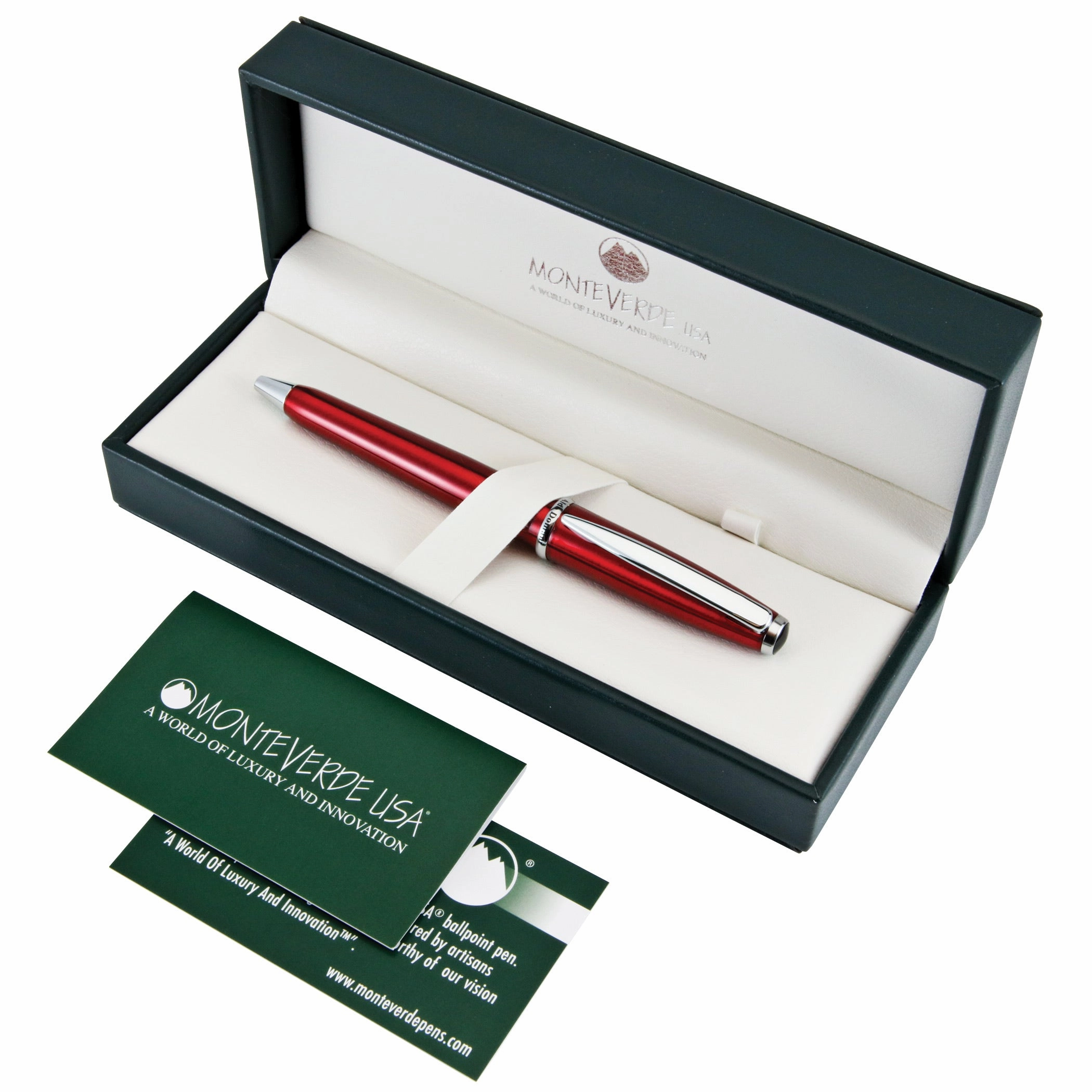 luxury special Monteverde Aldo Domani Red Fountain Pen