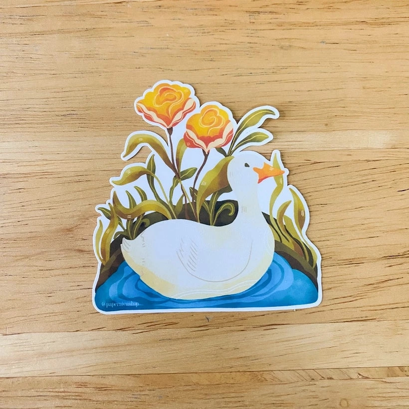 Paperaicashop Cute Duck Vinyl Sticker multipack