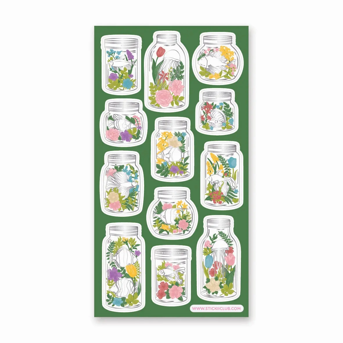 Stickii Aquarium Terrariums Sticker Sheet multipurpose exclusive
