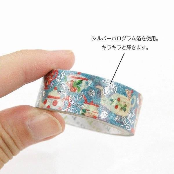 Strawberry Tea Time Washi Tape Shinzi Katoh Design resilient