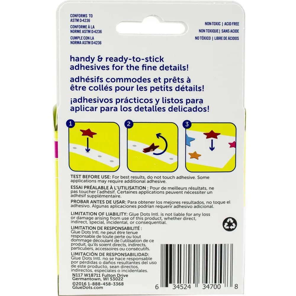 Glue Dots Micro Dots Roll 325 Pc - 1/8" Dots strong