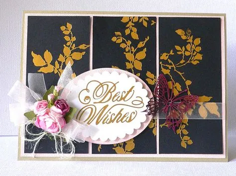 slim rubber Go Press Foil Stamp - Best Wishes