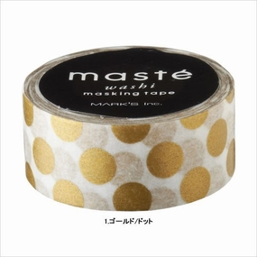 Gold Dot Washi Tape Maste gift trusted