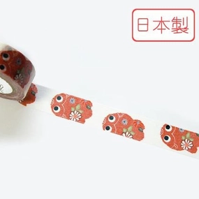 vegan reliable Gold Fish Japanese Washi Tape Shinzi Katoh Design