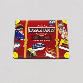 Golden Age Of Transport - Travel Label Sticker Box wrapped