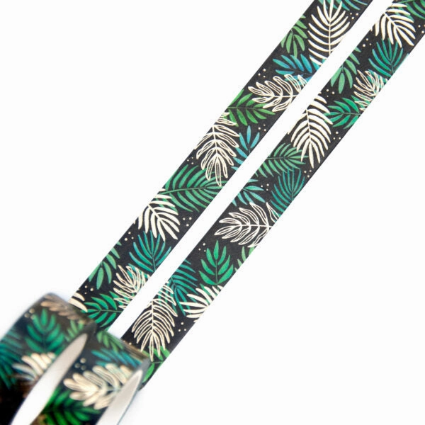 Golden Palm Leaves Washi Tape narrow