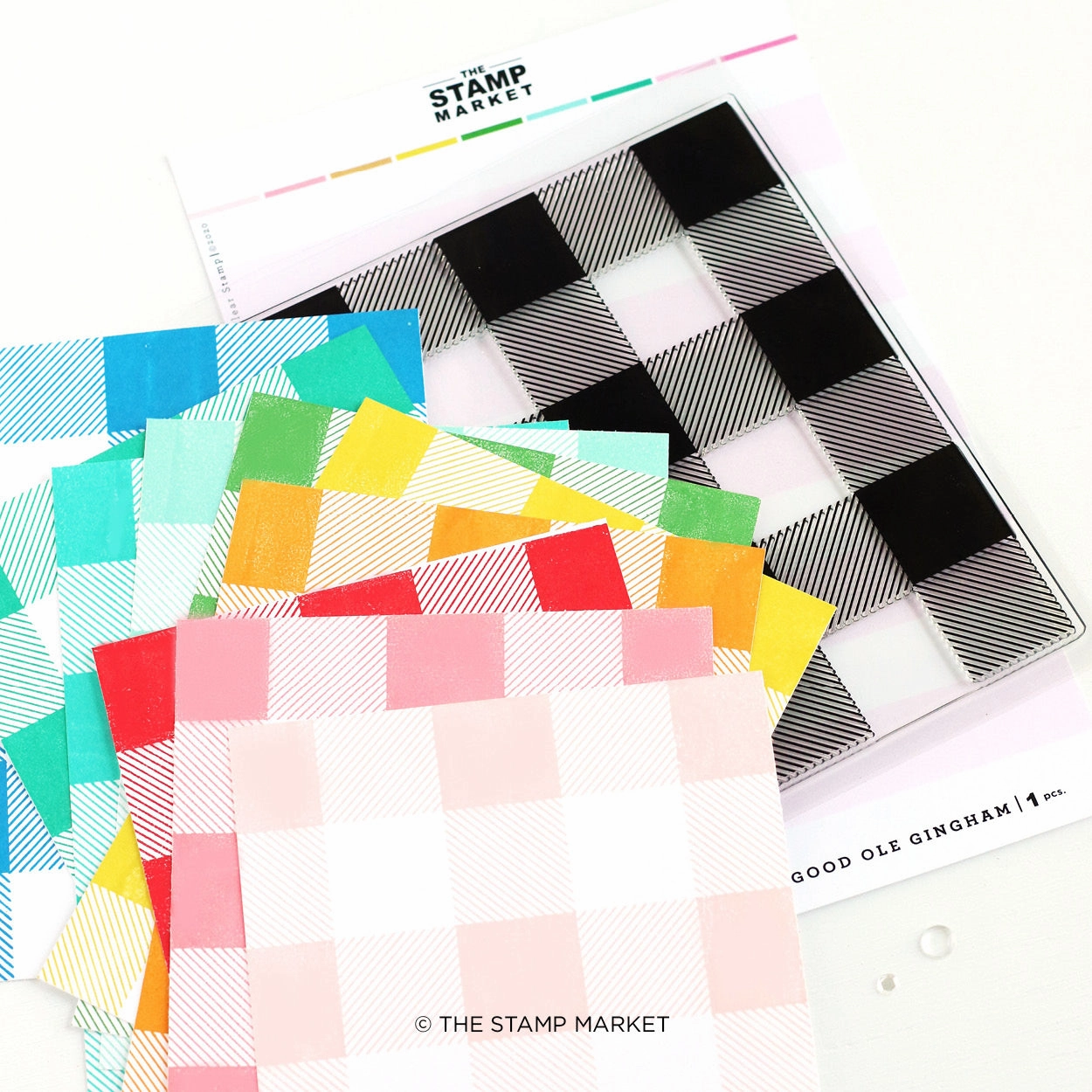 Good Ole Gingham Background mini foldable