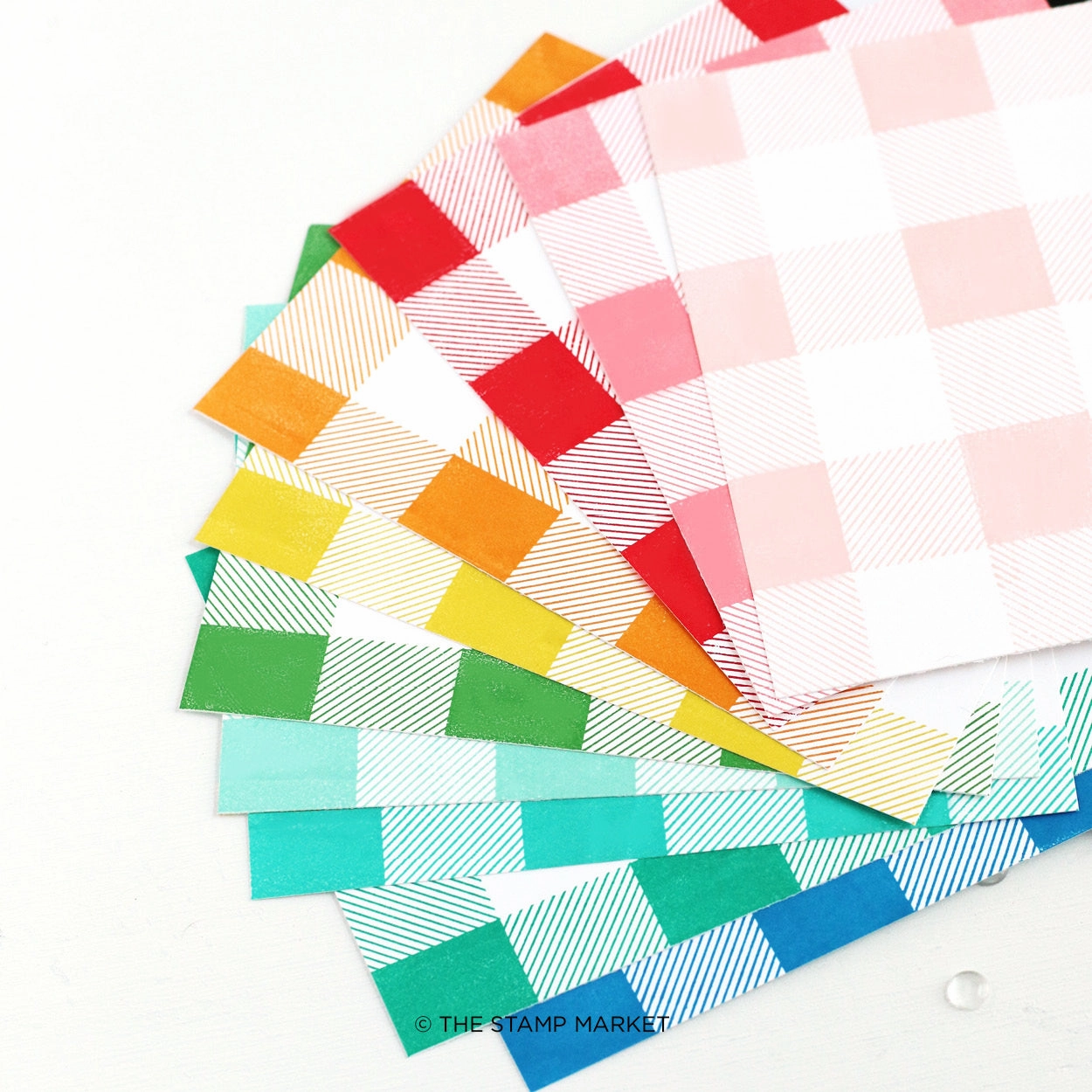 Good Ole Gingham Background shockproof