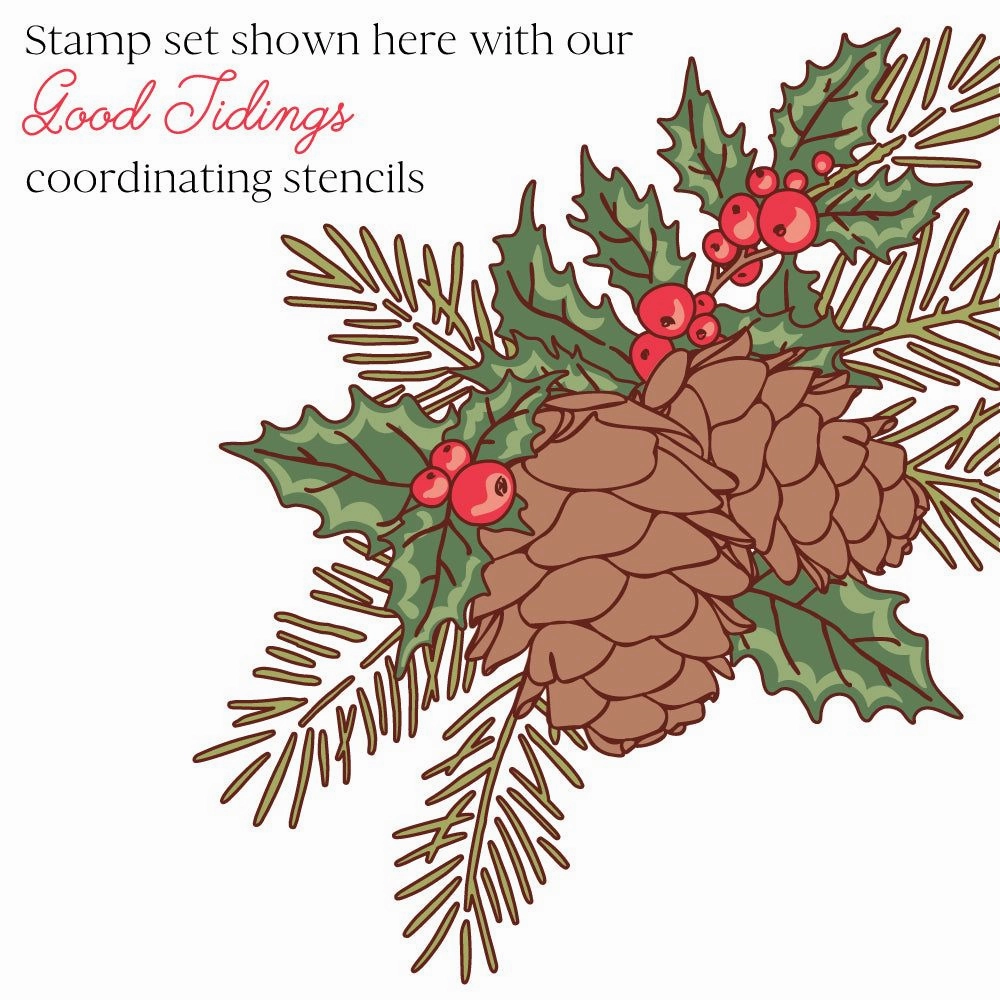 Good Tidings - 4X5 Stamp Set tiny