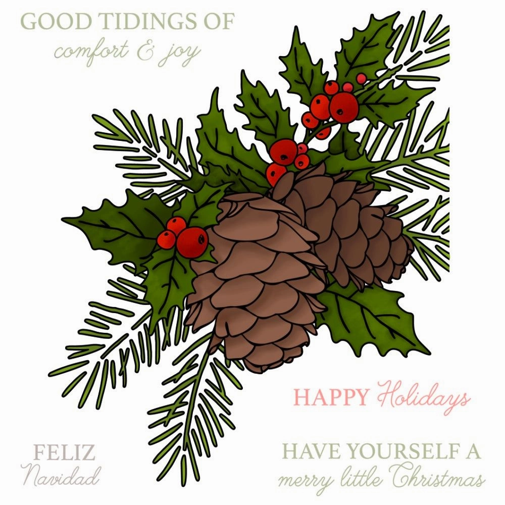 Good Tidings - 4X5 Stamp Set latest