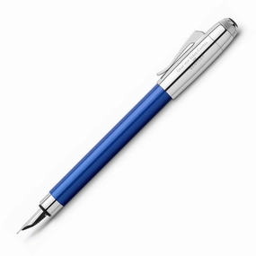 Graf Von Faber-Castell Bentley Sequin Blue Fountain Pen bold