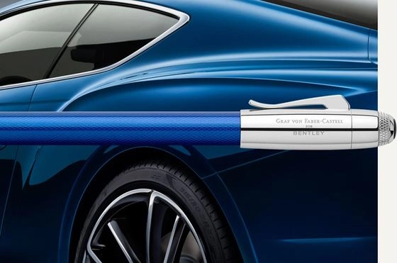 Graf Von Faber-Castell Bentley Sequin Blue Fountain Pen bright