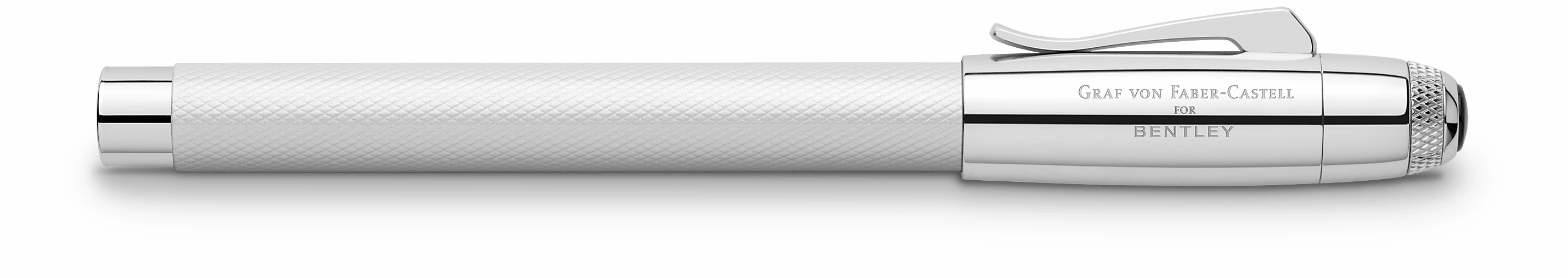 Graf Von Faber-Castell Bentley White Satin Fountain Pen square giant