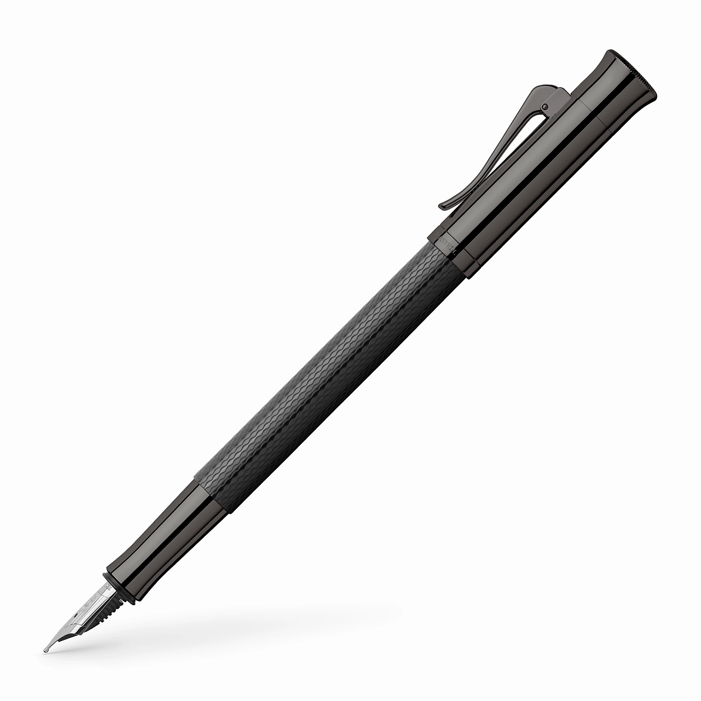 Graf Von Faber-Castell Guilloche Black Edition Fountain handy latest